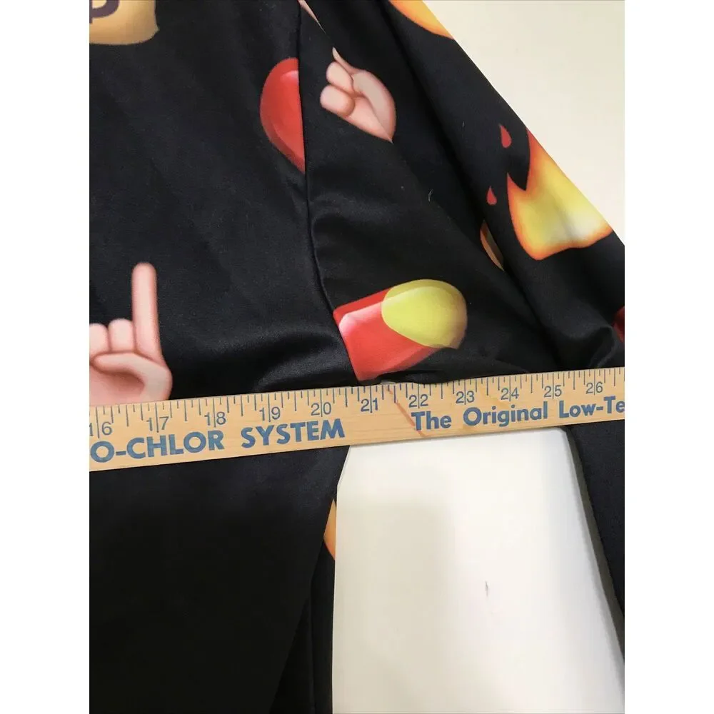 Givenchy Mens Shirt Size XL Emoji  Money Black Long Sleeve - Picture 5 of 5